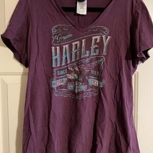 Harley-Davidson Maroon Graphic Tee